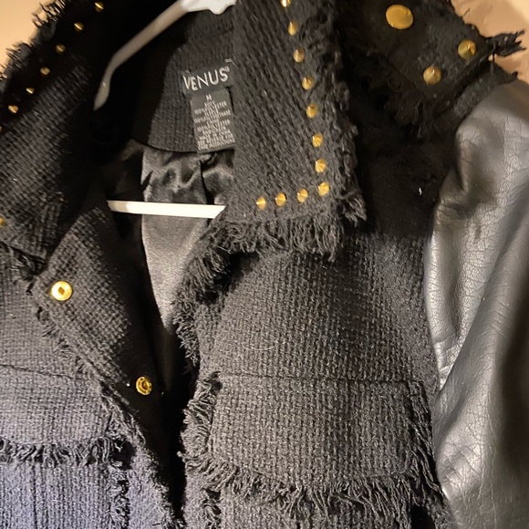 Unique leather biker jacket - Picture 4 of 6